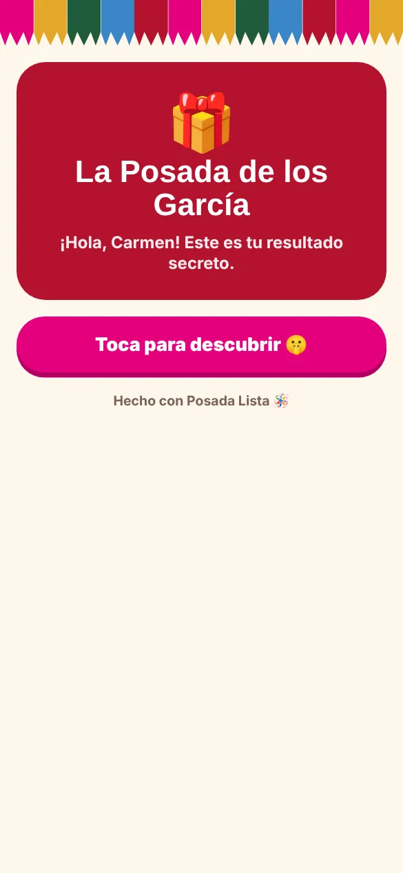 Resultado secreto del intercambio